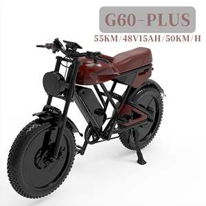 Nouveauté 2026 Vélo électrique à pneus larges 48v 1000w Motocyclettes électriques 45KMH Vélo électrique Vélos électriques pour adultes - Product Image 1