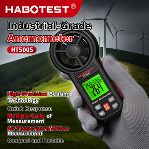 Anemómetro Digital Industrial de 6 Unidades, Portátil, de Alta Precisión, con 8 Aspas, para Medir Velocidad del Viento, Flujo de Aire, Temperatura y Humedad - Product Image 1