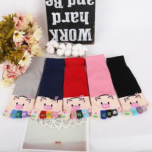 Calzini in Cotone Lavorati a Maglia all'Ingrosso, Calze Invernali da Donna a Lunghezza Caviglia, Design Unico a Cinque Dita, Assorbenti, per <span class=keywords><strong>Taobao</strong></span> Tmall - Product Image 2