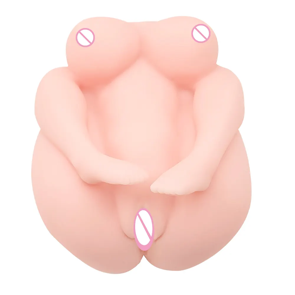 Mainan seks Stroker Masturbator pria portabel 710g Online TPE Pelvis dengan galur ketat vagina & saluran Anal bokong & vagina dan payudara %