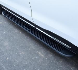Aftermarket Fengon 5/580 Aluminum Car Running <b>Board</b> <b>Black</b> Style Side with Anti Leather Strip - Product Image 4