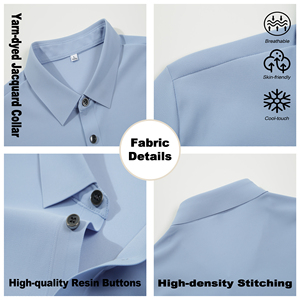 <span class=keywords><strong>Polo</strong></span> Sportiva da Uomo ODM, Maglietta in Maglia Elasticizzata Antipiega, Asciugatura Rapida, per Golf - Product Image 3