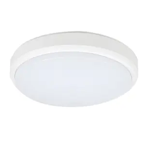 Luz de pared comercial de gran cantidad, luz de pared LED redonda de aluminio fundido a presión para exteriores, luz de pared Led