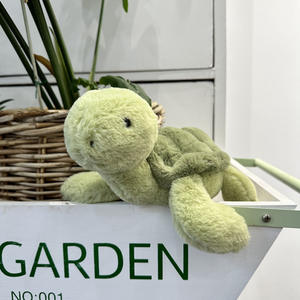 Cadeau d'anniversaire personnalisable pour filles mignon tortue en peluche oreiller 10 cm doux polyester brodé lestée couette ODM m<span class=keywords><strong>élodie</strong></span> - Product Image 3