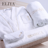 Wholesale Custom Logo Solid Color Eco-Friendly Luxury Holiday Villa Spa Organic Fabric Hand Towel