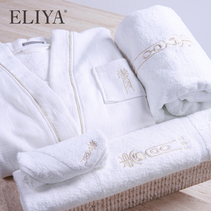 Toalla de Mano de Tela Orgánica de Lujo para Spa y Villas Vacacionales con Logotipo Personalizado al por Mayor - Product Image 3