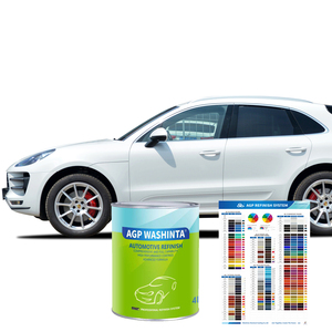 Ngọc Trai Trắng xe Hệ thống sơn ô tô cứng <span class=keywords><strong>2K</strong></span> màu rắn xe phun sơn tự động sơn - Product Image 1