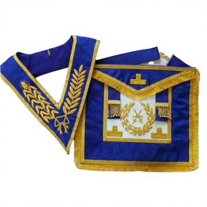 Full <b>Dress</b> Grand Rank Office Set Sword Bearer Real Leather Apron and <b>Dress</b> Collar - Product Image 1