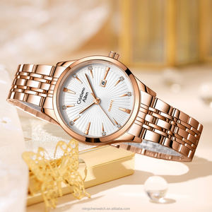 <span class=keywords><strong>Montre</strong></span> pour femme en alliage <span class=keywords><strong>Cristiano</strong></span> Allen, étanche 3 ATM, mouvement à quartz, calendrier, bracelet en acier inoxydable, verre à aiguilles, tendance - Product Image 1