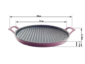 <span class=keywords><strong>Plancha</strong></span> antiadhésive en fonte pour barbecue, rôtissoire - Product Image 6