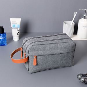 Travel Makeup <b>Bag</b> Custom Cosmetic Women Waterproof Polyester Fashion Large Capacity Portable <b>Vanity</b> for Double-layer - Product Image 3