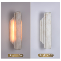 Applique murale LED en marbre naturel, style moderne et minimaliste, luminaire mural en pierre pour intérieur, chambre à coucher, salon, lampe décorative murale, garantie 2 ans