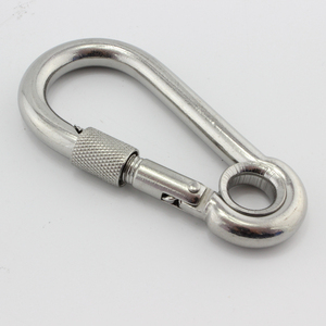 Prix usine gros matériel 304/316 mousqueton en acier inoxydable mousqueton avec oeillet et écrou - Product Image 4