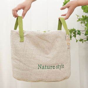 Cama Redonda Portátil para Perros y Gatos, Estilo Natural, Forma de Barril, Venta al Por Mayor del Fabricante - Product Image 3