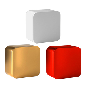 Recyclable <strong>Rectangle</strong> Shape Tinplate Gift Metal Packaging <strong>Box</strong> Can Custom Round Cookie <strong>Sliding</strong> <strong>Tin</strong> <strong>Box</strong> With Lid - Product Image 3