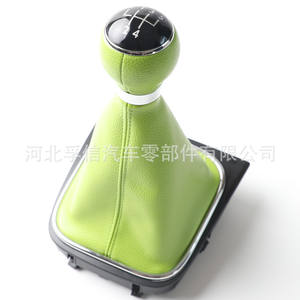 Pommeau de levier de vitesse en PU vert pour Volkswagen Golf Sagitar, transmission manuelle - Product Image 3