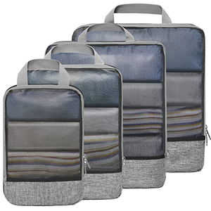 थोक यात्रा 6-इन-1 स्टोरेज बैग-संपीड्य सूटकेस स्टोरेज बैग-कपड़े और जूते आयोजक संपीड़न बैग - Product Image 1