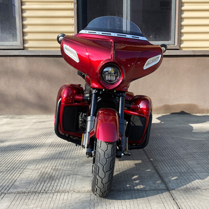 Motocyclettes classiques de type cruiser <span class=keywords><strong>Jonway</strong></span> 500CC à essence rouge brillant OEM avec haut-parleur MP3, vitesse maximale de 180 km/h, système EFI, frein ABS double, TCS - Product Image 2