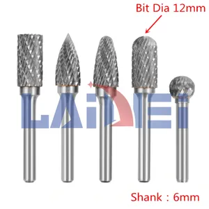 Different Shapes Of Solid Carbide Burrs For Cutting Metal