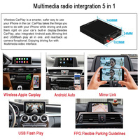 Intégration Android Auto pour A4 A5 Q5 Concert Symphony, CarPlay sans fil pour iPhone, Apple CarPlay