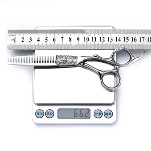 Hairdressing Scissors 6 Inch Stainless Steel Flat Shears Thinning Shears Professional Hair Cutting Tools - Product Image 3