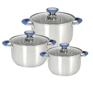 Food Grade Pots And Pans Stainless Steel Cookware Set