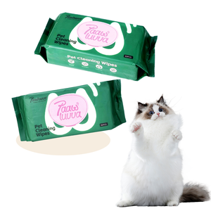 <span class=keywords><strong>OEM</strong></span> Private Label Natural <span class=keywords><strong>Pet</strong></span> Toalhetes para Cães e Gatos Biodegradável Eco Amigável Não-tecido Limpeza Toalhetes Húmidos Wash Free <span class=keywords><strong>Pet</strong></span> Wipe - Product Image 2