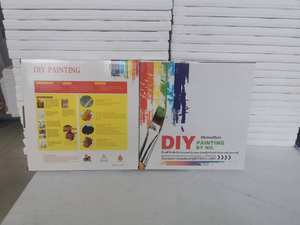 Set regalo per bambini vernice Dropshipping con numeri tigre taglia piccola 20*20 simpatici animali disegnano per numero - Product Image 5