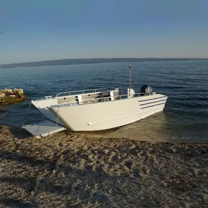 Kinocean nuovo Design <span class=keywords><strong>inaffondabile</strong></span> in <span class=keywords><strong>alluminio</strong></span> Landing Craft per la pesca <span class=keywords><strong>barca</strong></span> da lavoro con motore fuoribordo - Product Image 1
