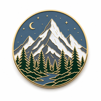 Broches en métal personnalisées en gros, épingles vintage, badges en émail, badges en métal avec logo personnalisé, options de taille et de forme