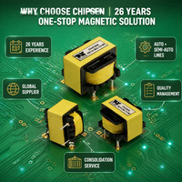 EE14 220v - 24v Flyback Yüksek Frekans Trafosu Üreticisi PCB Montajlı Darbe Trafosu