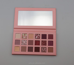 Palette di ombretti 18 colori forniture per trucco Private Label di alta qualità con pigmenti opachi nuova forma in polvere per uso oculare - Product Image 1