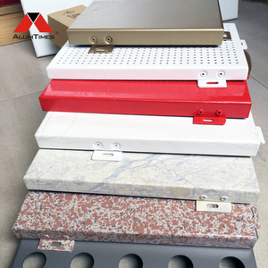 Panneau architectural 3D en aluminium gaufré, revêtement PVDF, imperméable, ignifuge A2, pour revêtement mural extérieur - Product Image 3