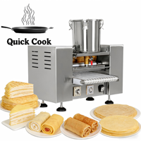 Machine à crêpes mille-feuilles multifonctionnelle à prix d'usine, équipement de boulangerie pour tortillas et crêpes