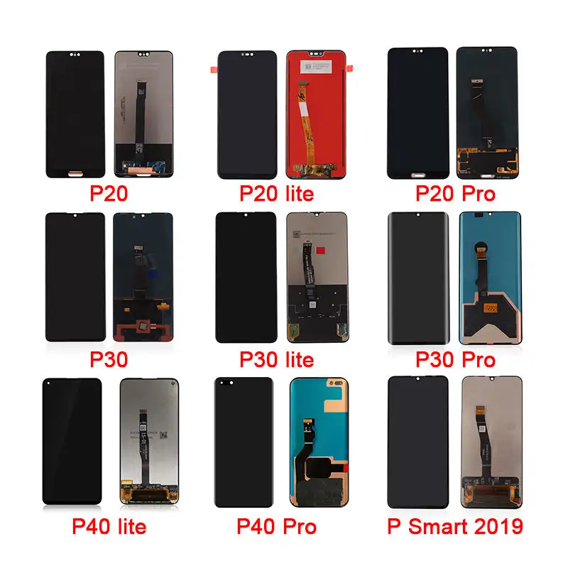 P8 P10 P20 P30 P40 Mate 10 20 30 Pro Lite LCD Ecran For Huawei Y6 Pro Y9S Y7 Y9 Prime 2018 P Smart 2019 Pantalla Display Screen
