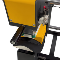 Presse à chaud double station haute efficacité pour casquettes, machine d'impression pneumatique automatique pour chapeaux
