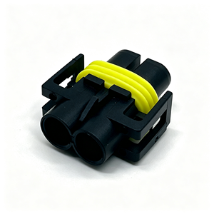 Connecteur Étanche 2 Broches pour Faisceau de Câblage Automobile, Prise de Terminal Électrique pour Phare Antibrouillard HID, Référence 12124819 - Product Image 2