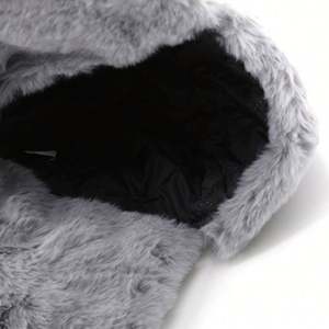 Gorro de Invierno para Hombre, Diseño a Cuadros, Protección para los Oídos, Resistente al Viento, Cálido, Estilo Aviador, Casual, para Esquí - Product Image 5