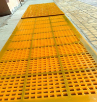 Polyurethan-Verstärktes Gitterpaneel 1220x300mm Vibrierend Langlebiger für Bergbauanwendungen