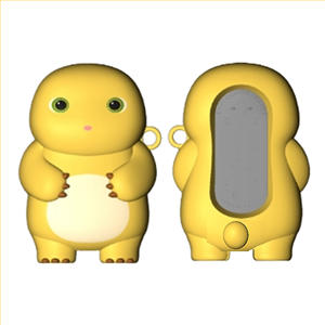 Nouveau produit Cartoon Creative Covers pour clés de voiture pour Honda/Yamaha Motor et Toyota/Perodua Cars Cute Custom Keychain Accessories - Product Image 3