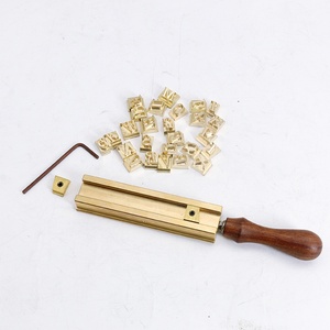 Máquina de Estampado en Caliente Personalizada con Sello de Latón para Alfabeto, Números y Símbolos, Molde para Grabado de Letras, Impresión y Grabado en Cuero - Product Image 3