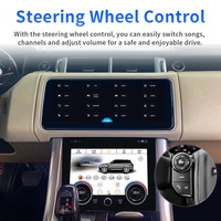 Autoradio Stéréo Voiture 12,3 Pouces avec GPS pour Land Range Rover Sport L494 2014-2017, Android avec Écran IPS, CarPlay et Android Auto