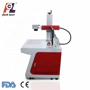 เครื่องเลเซอร์ไฟเบอร์ 30W 50W สำหรับสลักโลหะแบบตั้งโต๊ะ เครื่องแกะสลัก CO2 สำหรับงานสลักป้าย ป้ายชื่อบนเคสมือถือ ตัดโค้ด - Product Image 3