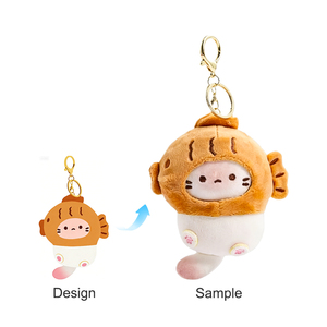 GYJY Llaveros de Peluche Pequeños Personalizados con MOQ Bajo, Llavero de Peluche Personalizado - Product Image 1