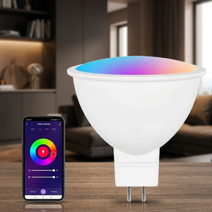 Tuya Smart RGB+CCT 5W AC <b>Wireless</b> LED Bulb Google Assistant Compatible Remote Control MR16/GU5.3/E27 Base Dimmable for - Product Image 3