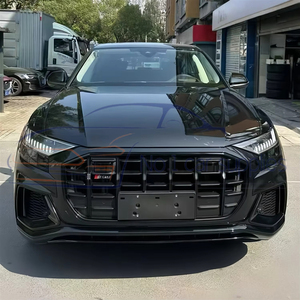 Parrilla Delantera Estilo <span class=keywords><strong>Q8</strong></span> RSQ8 2018-2022, Material ABS, Nueva Actualización con Diseño de Panal de Abeja - Product Image 2