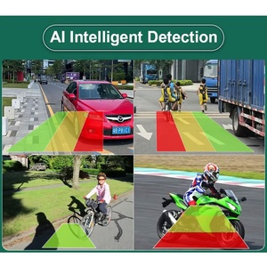 GreenYi 10.36" 6CH Touch Screen Smart Blind Zone Radar BSD Alarm DVR Recorder <strong>Monitor</strong> 6 PCS AHD720P IR <strong>Camera</strong> for RVs/Truck/Bus - Product Image 4