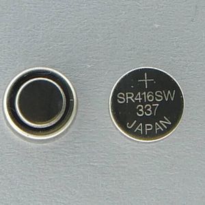 Orologio batteria SR416SW <span class=keywords><strong>337</strong></span> 1.55V 7.5mAh Ossido di Argento Della Moneta Delle Cellule del Tasto - Product Image 1