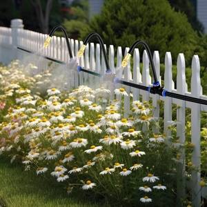 Tuyau d'irrigation flexible noir résistant aux UV de 1/4 pouce avec raccord rapide pour système d'arrosage - Product Image 2