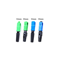 Conector Rápido FTTH Tiancheng, Monomodo/Multimodo, Carcasa de Plástico, Adaptador de Fibra Óptica SC PC UPC, Conector de Fibra Óptica PUSH-PULL